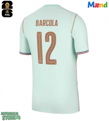 Frankrig Bradley Barcola #12 Replika Udebanetrøje VM 2026 Kortærmet